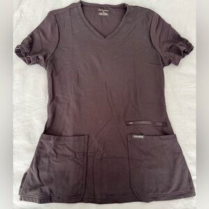 Jaanuu Black Scrub Top